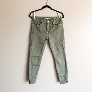 Just USA Olive Stretch Skinnies